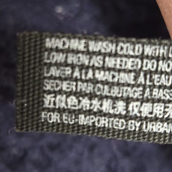 Free People Movement Mountain High Fleece Sherpa Pullover Womens Small Navy Blue - Picture 6 of 9